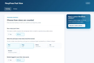 FlexyPress Post View – WordPress Post View Counter